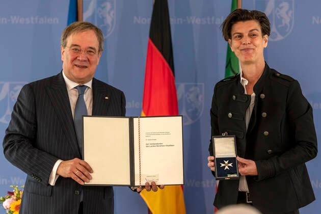 Award of the Order of Merit of the State of North Rhine-Westphalia on 01 July 2020