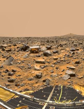 July 1, 2020, Mars Surface: Hitching a ride on the Mars Pathfinder mission, the Sojourner rover arrived at the Red Planet on July 4, 1997. The mission was designed to demonstrate a low-cost method for delivering a set of science instruments to Mars, and served as the foundation for the Mars rovers of today. Pathfinder landed the rover using an air bag landing system and innovative petal design, which have been used since in various incarnations to land other rovers on the Red Planet. Sojourner spent 83 days of a planned seven-day mission exploring the Martian terrain, snapping photographs and taking chemical, atmospheric and other measurements. Mars Surface - ZUMAz03_ 20200701_sha_z03_573 Copyright: xNASAx
