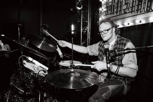 50 RTL Saturday Night TV Show 1995 After Show Party Drummer Stefan Raab, Cologne North Rhine-Westphalia Germany Copyright: ZIKxImages UnitedArchives00021899 EDITORIAL USE ONLY