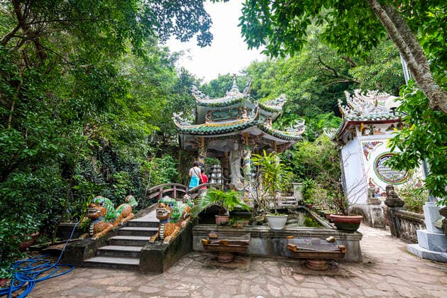 Buddhist Pagoda, Marble Mountains, Da Nang, Vietnam, Indochina, Southeast Asia, Asia Copyright: MichaelxRunkel 1184-4260