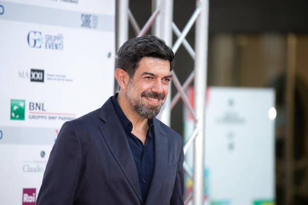 July 6, 2020, Rome, Italy, italy: Rome, Maxxi Museum.Nastri dÃ¢â‚¬â ¢argento prize..In the picture: Pierfrancesco Favino Rome italy - ZUMAc245 20200706_zip_c245_005 Copyright: xLuciaxCasonex