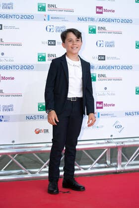 July 6, 2020, Rome, Italy, italy: Rome, Maxxi Museum.Nastri dÃ¢â‚¬â ¢argento prize..In the picture: Federico Ielapi Rome italy - ZUMAc245 20200706_zip_c245_011 Copyright: xLuciaxCasonex
