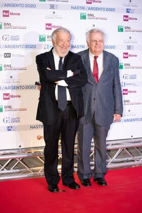 July 6, 2020, Rome, Italy, italy: Rome, Maxxi Museum.Nastri dÃ¢â‚¬â ¢argento prize..In the picture: Pupi Avati and his brother Rome italy - ZUMAc245 20200706_zip_c245_079 Copyright: xLuciaxCasonex
