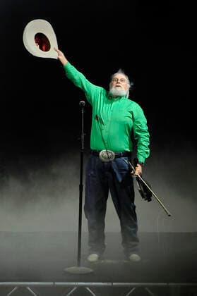 July 9, 2020 - Las Vegas, Nevada, U.S. - Country Music Hall of Fame musician CHARLIE DANIELS performs during the opening ceremonies at ninth go-round of the National Finals Rodeo at the Thomas & Mack Center on Friday, Dec. 12, 2014, in Las Vegas, Nevada. The country music icon, who penned the hit Ã’Devil Went Down to Georgia,O died at the age of 83 on Monday. Las Vegas USA - ZUMAbk3_ 20200709_zaf_bk3_001 Copyright: xDavidxBeckerx