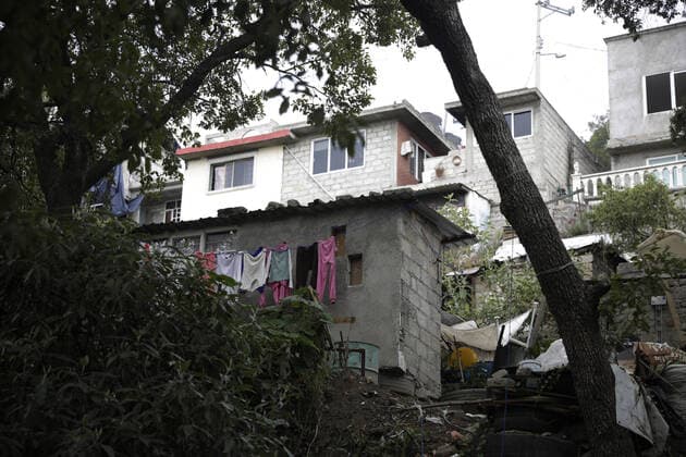 General view of the house where there was a multi-femicide. The bodies of 4 girls and one woman lifeless with gun shot wounds were found in the El Gavillero neighbourhood in northeast of Mexico City on July 8th, 2020 in Nicolas Romero, Mexico Where: Nicolas Romero, Mexico When: 09 Jul 2020 Credit: Eyepix Cover Images **EDITORIAL USE ONLY** Copyright: xMarianaxBaex 40706319 EDITORIAL USE ONLY. NOT FOR USE BY NEWSPAPERS BASED IN THE UK.
