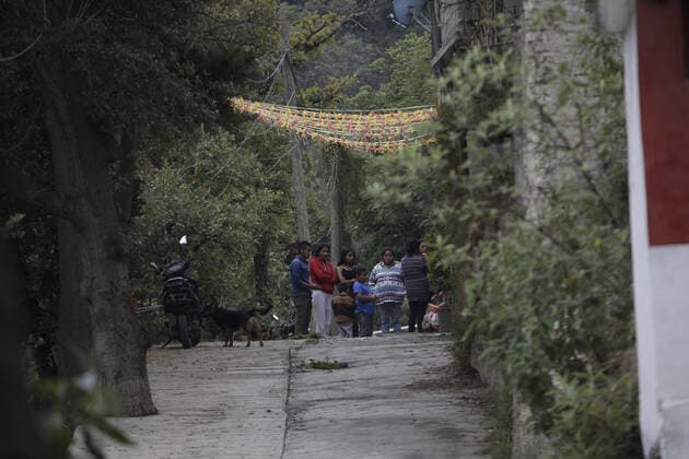 General view of the house where there was a multi-femicide. The bodies of 4 girls and one woman lifeless with gun shot wounds were found in the El Gavillero neighbourhood in northeast of Mexico City on July 8th, 2020 in Nicolas Romero, Mexico Where: Nicolas Romero, Mexico When: 09 Jul 2020 Credit: Eyepix Cover Images **EDITORIAL USE ONLY** Copyright: xMarianaxBaex 40706323 EDITORIAL USE ONLY. NOT FOR USE BY NEWSPAPERS BASED IN THE UK.
