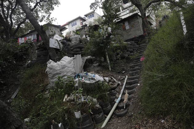 A general view of the house where there was a multi-femicide. The bodies of 4 girls and one woman lifeless with gun shot wounds were found in the El Gavillero neighbourhood in northeast of Mexico City on July 8th, 2020 in Nicolas Romero, Mexico Where: Nicolas Romero, Mexico When: 09 Jul 2020 Credit: Eyepix Cover Images **EDITORIAL USE ONLY** Copyright: xMarianaxBaex 40706326 EDITORIAL USE ONLY. NOT FOR USE BY NEWSPAPERS BASED IN THE UK.