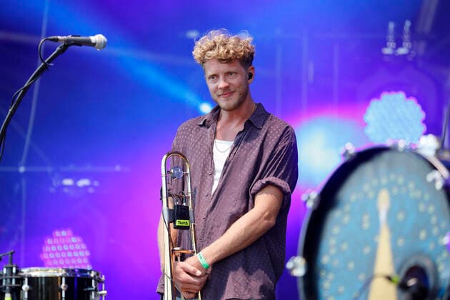 Max von Einem from the band Bukahara live in the Kulturgarten in the Rheinaue in Bonn The Bonn Live Kulturgarten Open Air Festival 2020 is Europes first open air music festival under Corona conditions due to the Covid 19 pandemic Bonn, 21 07 2020 Foto:xC.xHardtx xFuturexImage