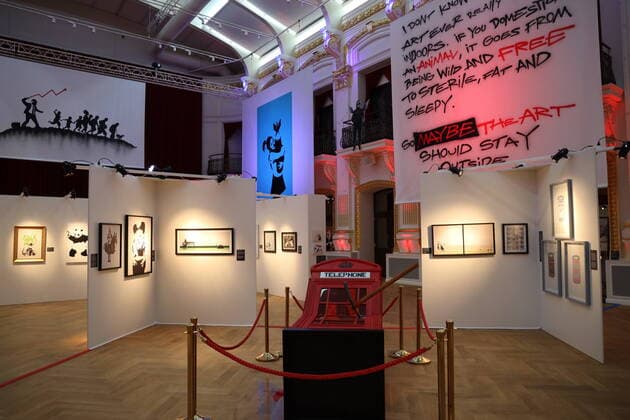 Bilder des Jahres 2020, Entertainment 07 Juli Ausstellung - The Art of Banksy Wien, Sofiensäle, 22. 07. 2020 The Art of Banksy *** Exhibition The Art of Banksy Vienna, Sofiensäle, 22 07 2020 The Art of Banksy