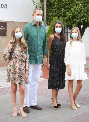 22-07-2020 Spain Queen Letizia and King Felipe and Crown Princess Leonor and Princess Sofia visited the National Museum of Roman Art as part of their visit to Merida, Spain. No Spain  Copyright: xPPEx