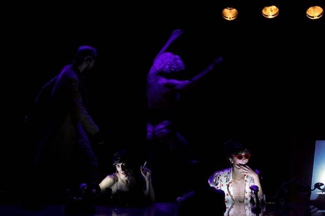 Members of the Spanish Matarile theater company perform the play Daimon y la Jodida Logica (lit. Daimon and the fucking logic) within the 21st edition of Olite s Theater Festival in Olite, Spain, late 22 July 20202 (issued 23 July 2020). 21st Olite Theater Festival !ACHTUNG: NUR REDAKTIONELLE NUTZUNG!  Copyright: xVILLARxLOPEZx GRAF3609 20200723-637310935030118759