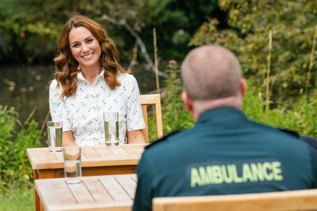 Bilder des Jahres 2020, Entertainment 07 Juli Entertainment Themen der Woche KW30 . 23 07 2020. Sandringham, United Kingdom. Prince William and Kate Middleton, the Duke and Duchess of Cambridge meet representatives from organisations which will benefit from a new £1.8 million (pound sterling) fund from their Royal Foundation. Grants will support frontline workers and the nationÕs mental health as part of the organisationÕs response to the Coronavirus pandemic.  xPoolx xi-Imagesx IIM-21480-0010