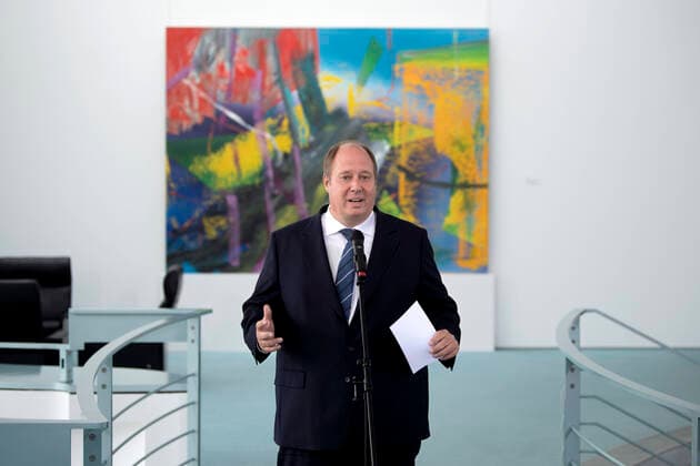 Helge Braun, Corona Crisis DEU, Germany, Germany, Berlin, 27 07 2020 Helge Braun, Federal Minister and Head of the Chancellors Office CDU, during a press statement on the current corona situation in Germany at the Chancellors Office in Berlin Helge Braun, head of the Chancellor office CDU, during a