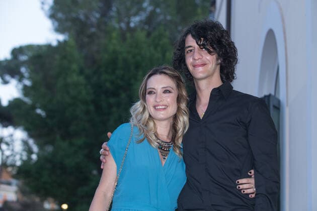 Italy: Photocall of La Pellicola d Oro 2020 Carolina Crescentini eith Motta during the Photocall of the award ceremony of La Pellicola D Oro 2020 at the Casa del Cinema in Rome Roma RM Italy Copyright: MatteoxNardone