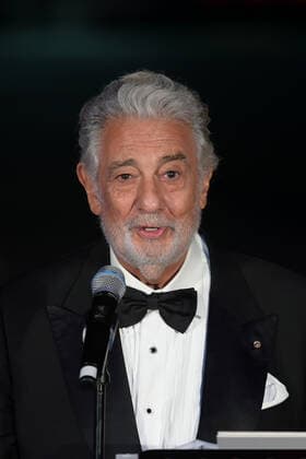 Austrian Music Theatre Award 2020 Austrian Music Theatre Award , at Terminal II of Salzburg Airport The picture shows the Spanish opera singer and lifetime achievement award winner, Placido Domingo, during his acceptance speech after the award ceremony 2020 Austrian Music Theatre Award 2020 Austrian Music Theatre Award , at Terminal II of Salzburg Airport