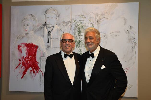 Placido Domingo, his favourite Viennese landlord, Austrian Music Theatre Prize, Gala, Terminal 2, Salzburg 2020,