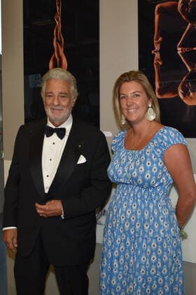 Placido Domingo, Daisy von Sailern, photo artist, Austrian Music Theatre Prize, Gala, Terminal 2, Salzburg 2020,