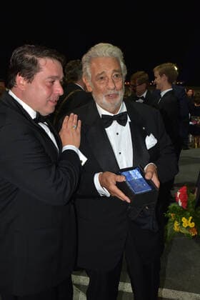 Karl Michael Ebner, Organiser, Placido Domingo, Austrian Music Theatre Prize, Gala, Terminal 2, Salzburg 2020,