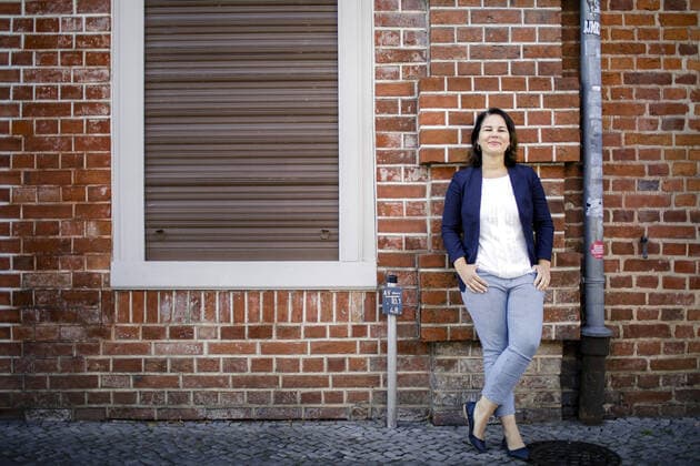Annalena Baerbock, Federal Chairwoman of Buendnis 90 The Greens, posing for a photo in Potsdam, 04 08 2020 Potsdam Germany Copyright: xJaninexSchmitz photothek.netx