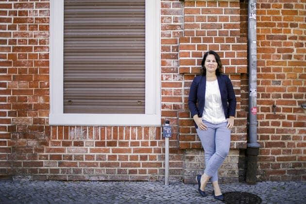 Annalena Baerbock, Federal Chairwoman of Buendnis 90 The Greens, posing for a photo in Potsdam, 04 08 2020 Potsdam Germany Copyright: xJaninexSchmitz photothek.netx