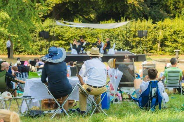 Proschwitz Proschwitz Music Picnic A concert as part of the Moritzburg Festival Proschwitz Saxony GERMANY