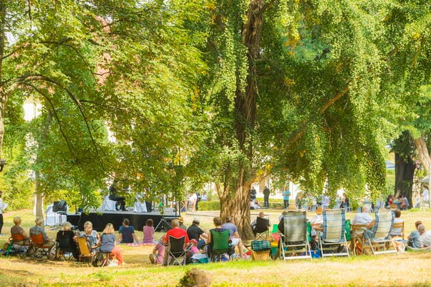 Proschwitz Proschwitz Music Picnic A concert as part of the Moritzburg Festival Proschwitz Saxony GERMANY