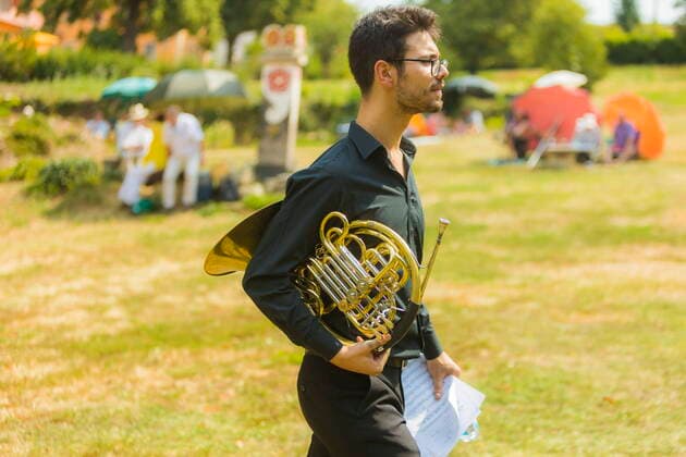 Proschwitz Proschwitz Music Picnic A concert as part of the Moritzburg Festival Proschwitz Saxony GERMANY