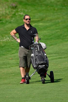 Singer Marc A Trauffer, at the Golf, Switzerland, 11 08 2020