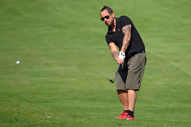 Singer Marc A Trauffer, at the Golf, Switzerland, 11 08 2020