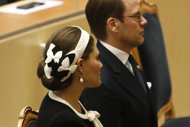 Kronprinsessan Victoria, prins Daniel Riksmötets öppnande, Riksdagen, Stockholm, 2019-09-10 (c) Patrik Österberg TT Kod 2857 Stockholm Sverige x2857x  Copyright: xPatrikxÖsterberg TTx Riksmötets öppnande 2019