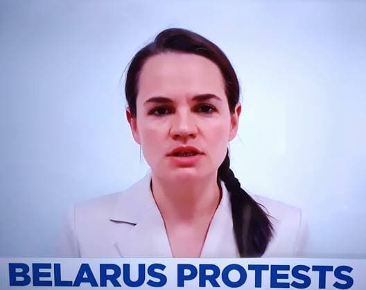Svetlana Tikhanovskaya made an appeal to Belarusians. 08 14 2020. VictorxLisitsyn