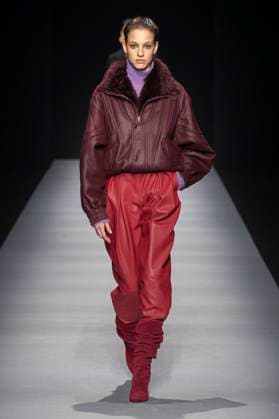 A model walking the runway during the Alberta Ferretti Fall 2020 show during Milan Fashion Week - Feb 19, 2020 - MFW: Alberta Ferretti Fall 2020, Milan Italy  Copyright: xSHOWbitx h_207572779