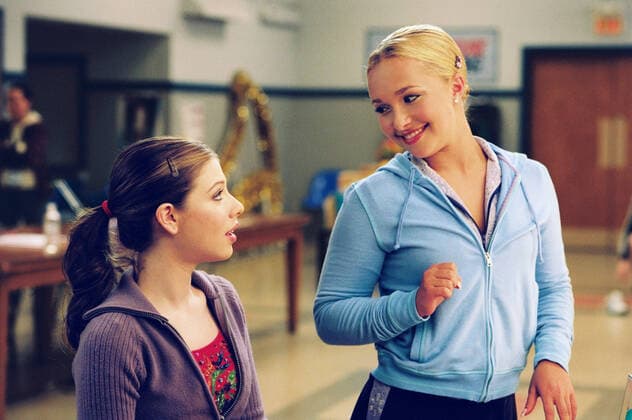 ICE PRINCESS MICHELLE TRACHTENBERG AND HAYDEN ICE PRINCESS MICHELLE TRACHTENBERG, HAYDEN PANETTIERE. Strictly editorial use only in conjunction with the promotion of the film. Credit line mandatory. This image is copyright of the film company and is supplied under the terms of issue as film still. No commercial or book cover use permitted without prior consent from the film company.  Mandatory credit line: Image courtesy Walt Disney Pictures Ronald Grant Archive Mary Evans