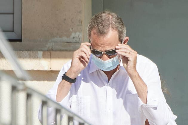 17-08-2020 Ibiza Queen Letizia and King Felipe visited the Puig des Molins Monographic museum and Necropolis and the village of Sant Antoni de Portmany on the Balearic island of Ibiza. No Spain  Copyright: xPPEx