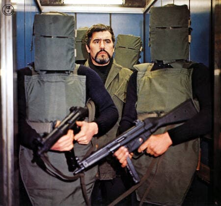 DIE VERLORENE EHRE DER KATHARINA BLUM ODER: WIE GAWALT ENTSTEHEN UND WOHIN SIE FUHREN KANN aka THE LOST HONOUR OF KATHARINA BLUM MARIO ADORF Date: 1975. Strictly editorial use only in conjunction with the promotion of the film. Credit line mandatory. This image is copyright of the film company and is supplied under the terms of issue as film still. No commercial or book cover use permitted without prior consent from the film company.  Mandatory credit line: Image courtesy BIOSKOP FILM PARAMOUNT ORION FILMPRODUKTION WDR Ronald G