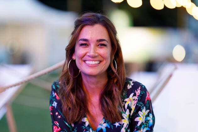 Jana Ina Zarrella at the performance of her husband Giovanni Zarrella live in the Kulturgarten in the Rheinaue in Bonn The Bonn Live Kulturgarten Open Air Festival 2020 is Europes first Open Air Festival under Corona conditions due to the Covid 19 pandemic Bonn, 20 08 2020 Foto:xC.xHardtx xFuturexImage