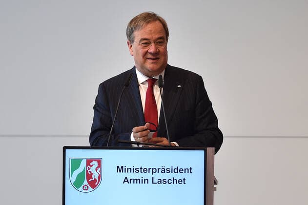 Award of the Order of Merit of the State of North Rhine-Westphalia on 23 08 2020 at the Flora Köln in Cologne Armin Laschet Prime Minister of North Rhine-Westphalia xHDx