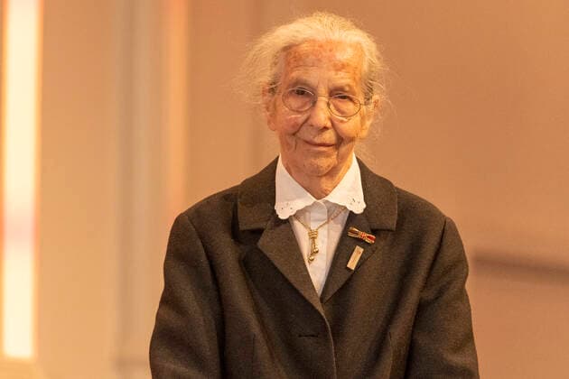 Award of the Order of Merit of the State of North Rhine-Westphalia on 23 August 2020 in the Flora Cologne Order bearer Erika Meyer zu Drewer on stage Especially th