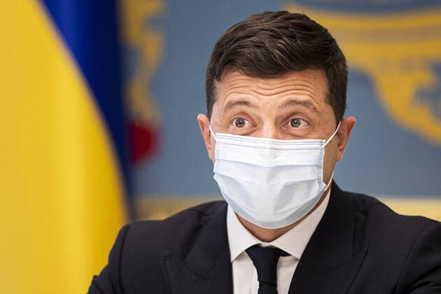 Volodymyr Selenskyj, President of the Ukraine, photographed with mouthguard in Kiev, 24 08 2020 Kiev Ukraine Copyright: xFlorianxGaertner photothek.netx
