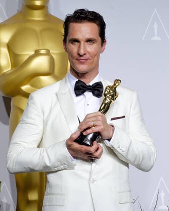 OSCARS. Bester Hauptdarsteller. Preisträger 2011-2020 March 2, 2014, Hollywood, California, USA: Matthew McConaughey poses in the press room during the Oscars at Loews Hollywood Hotel. Hollywood USA - ZUMAb173 20140302_zap_b173_261 Copyright: xBillyxBennightx