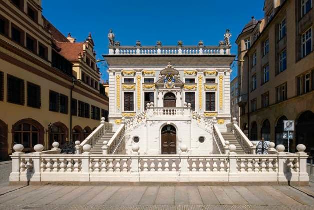  Alte Börse am Naschmarkt, Leipzig, Sachsen, Deutschland, Europa *** Old stock exchange at Naschmarkt, Leipzig, Saxony, Germany, Europe Copyright: imageBROKER/MichaelxNitzschke ibxnit05851248.jpg