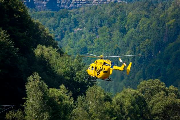 With its 49 helicopters, ADAC Luftrettung GmbH operates one of the most modern and quietest helicopter fleets in Europe The Yellow Angels are represented at 35 air rescue stations th