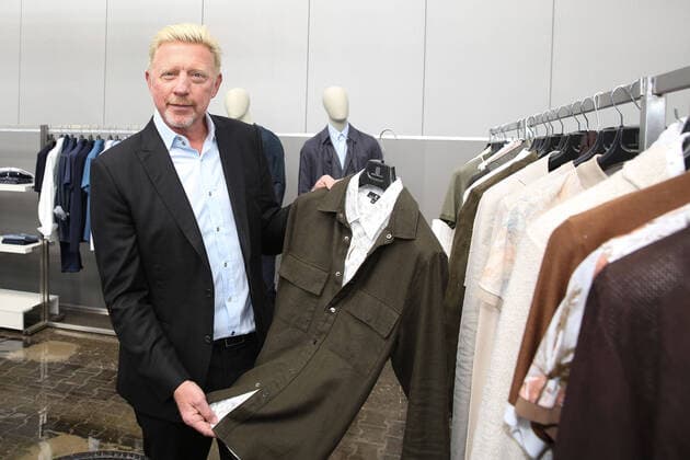 Bilder des Jahres 2020, Entertainment 08 August Entertainment Themen der Woche KW35 Entertainment Bilder des Tages Boris Becker bei der Vorstellung seiner Boris Becker Mode-Kollektion am 28.08.2020 im Rahmen der Modemesse Gallery Fashion and Shoes 2020 in Düsseldorf Boris Becker bei der Vorstellung seine Mode-Kollektion in Düsseldorf *** Boris Becker at the presentation of his Boris Becker fashion collection on 28 08 2020 during the fashion fair Gallery Fashion and Shoes 2020 in Düsseldorf Boris Becker at the presentation of his fashion collection in Düsseldorf 
