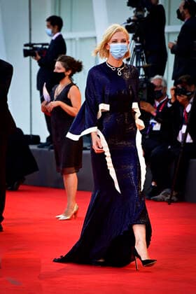 Photo IPP Daniele Cifala™ 02 09 2020 Lacci Red Carpet And Opening Ceremony Red Carpet Arrivals The 77th Venice Film Festival 77 Mostra Internazionale d™Arte Cinematografica in the photo Cate Blanchett in the mask  0