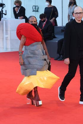 77th Venice Film Festival 2020, Opening Ceremony Red Carpet. Pictured: guest  Copyright: xManuelexMangiarottix xIPAx xVeneziax2020x