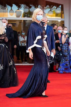 Cate Blanchett at the festival opening with the premiere of the feature film Lacci at the Biennale di Venezia 2020 77 Venice International Film Festival at the Palazzo del Cinema Venice, 02 09 2020 Foto:xDaziramx xFuturexImage