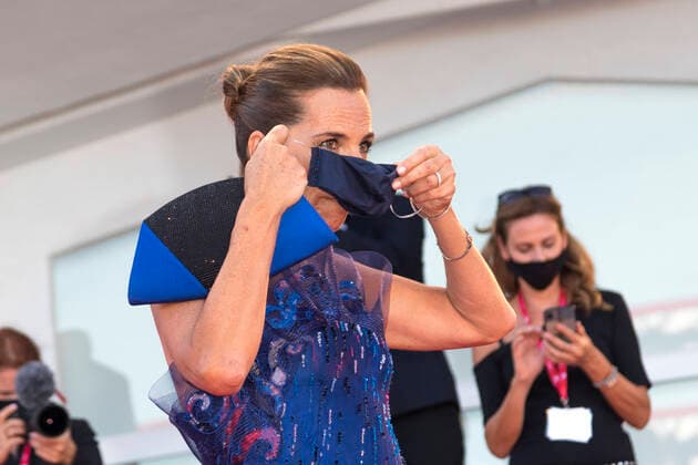 September 2, 2020, Hollywood, California, USA: Roberta Armani attends the opening night premiere of Lacci during the 77th Venice Film Festival at Palazzo del Cinema on the Lido in Venice, Italy, on 02 September 2020. Photo: Hollywood USA - ZUMAmm4_ 20200902_zaf_mm4_015 Copyright: xAlecxMichaelx