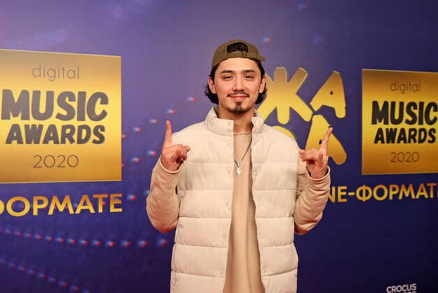 MOSCOW, RUSSIA - SEPTEMBER 4, 2020: Singer Gafur (Gafur Isakhanov) attends an online ceremony to present the 3rd annual Zhara Music Awards at Karo 11 Oktyabr Cinema. Vyacheslav Prokofyev TASS  TS0E5DB3