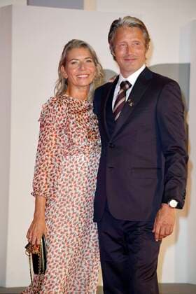 77th Venice Film Festival 2020, Red Carpet Kineo Prize. Pictured Hanne Jacobsen and Mads Mikkelsen  Copyright: xSimonexComix xIPAx xVeneziax2020x
