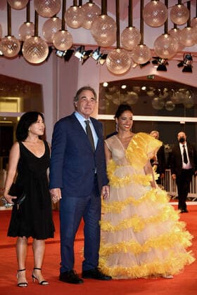 77th Venice Film Festival 2020, Red carpet Kineo Award. Pictured: Oliver Stone, Sun-jung Jung  Copyright: xAlbertoxTerenghi Venice2020x xIPx xVenezia2020x